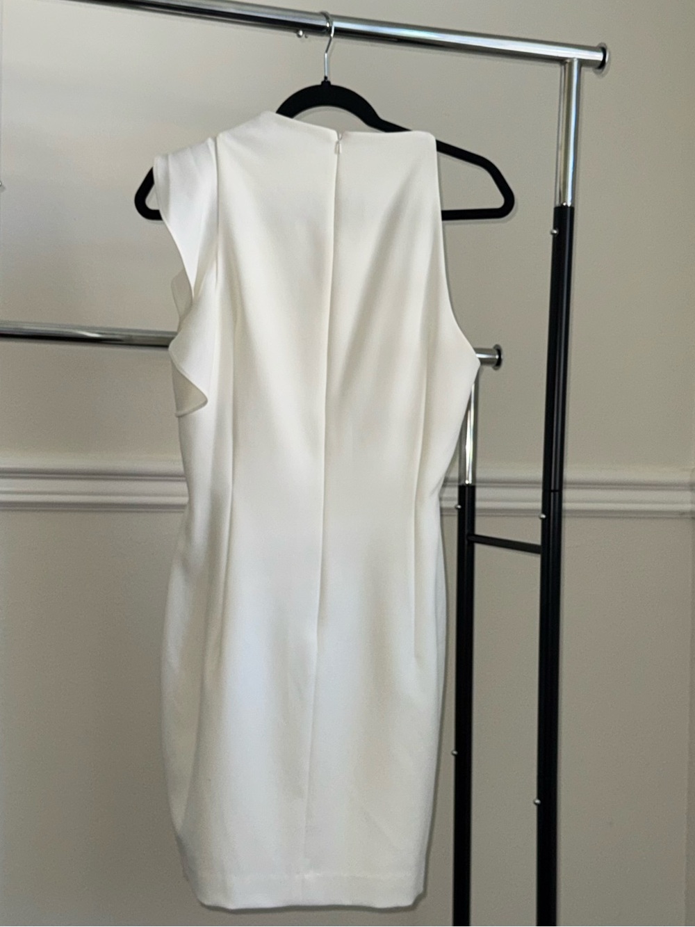 Black Halo Pabla Mini Dress Women's in Porcelain-Off White Color Size 8 USA NWT - Picture 6 of 11